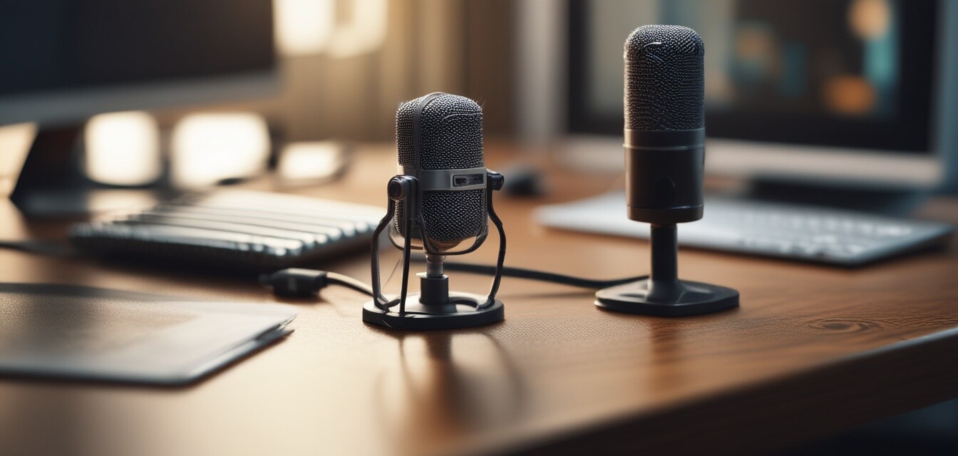 Stylish USB microphone